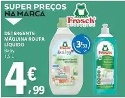 E.Leclerc Detergente maquina roupa líquido promoção