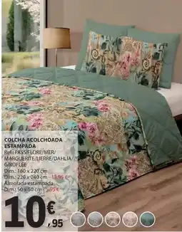 E.Leclerc Dim - colcha acolchãoada estampada promoção