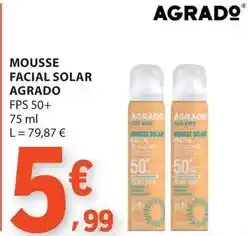E.Leclerc Sun - mousse facial solar agrado promoção