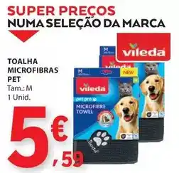 E.Leclerc Vileda - toalha microfibras pet promoção