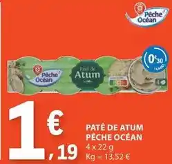 E.Leclerc Pate de atum peche océan promoção