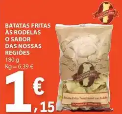 E.Leclerc Batatas fritas as rodelas o sabor das nossas promoção