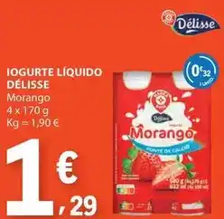 E.Leclerc P'tit déli - iogurte liquido promoção
