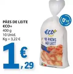 E.Leclerc Eco+ - pães de leite promoção