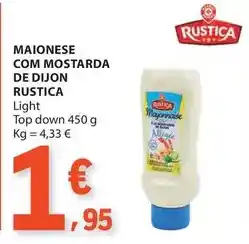 E.Leclerc Rustica - maionese com mostarda de dijon promoção