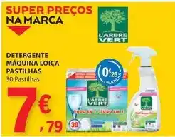 E.Leclerc Detergente máquina loica pastilhas promoção