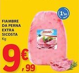 E.Leclerc Fiambre da perna extra sicosta promoção