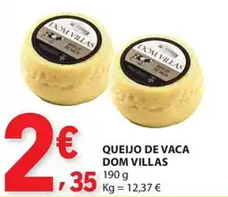 E.Leclerc Queijo de vaca dom villas promoção