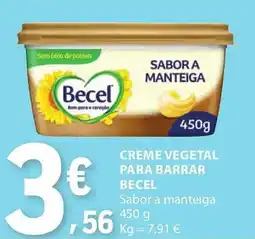 E.Leclerc Creme vegetal para barrar becel promoção