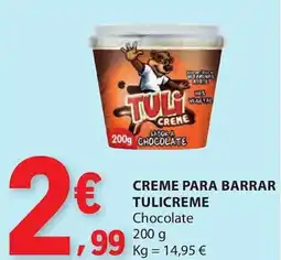 E.Leclerc Creme para barrar tulicreme chocolate promoção