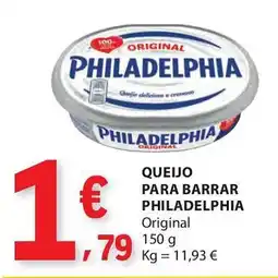 E.Leclerc Queijo para barrar philadelphia promoção