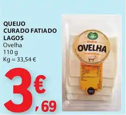 E.Leclerc Queijo curado fatiado lagos ovelha promoção