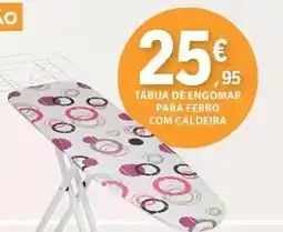 E.Leclerc com - tábua de engomar para ferro com caldeira promoção