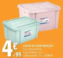 E.Leclerc Caixa de arrumacao promoção