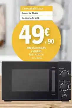 E.Leclerc Esmart - micro ondas promoção