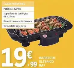 E.Leclerc Barbecue elétrico raf promoção