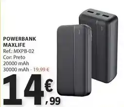 E.Leclerc Powerbank maxlife promoção
