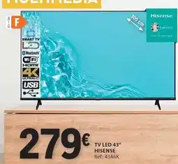 E.Leclerc Hisense - tv led 43 promoção