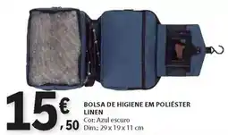 E.Leclerc Dim - bolsa de higiene em poliester linen promoção
