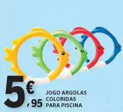 E.Leclerc Jogo argolas coloridas para piscina promoção