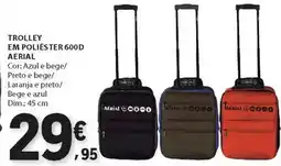 E.Leclerc Dim - trolley em poliéster 600d promoção