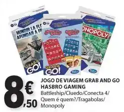 E.Leclerc Hasbro - jogo de viagem grab and go promoção