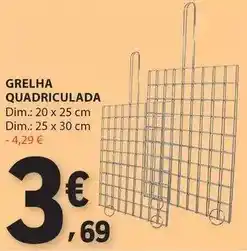 E.Leclerc Dim - grelha quadriculada promoção