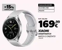 Radio Popular Xiaomi - smartwatch watch 2 cinzento promoção