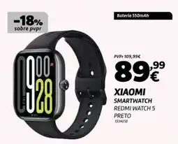 Radio Popular Xiaomi - smartwatch redmi watch 5 preto promoção