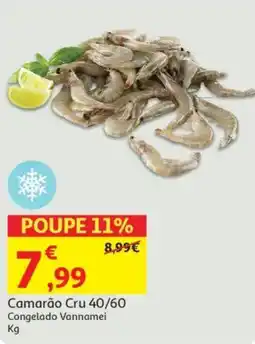Minipreço Camarão Cru 40/60 Congelado Vannamei promoção