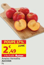 Minipreço Ameixa Vermelha AUCHAN promoção