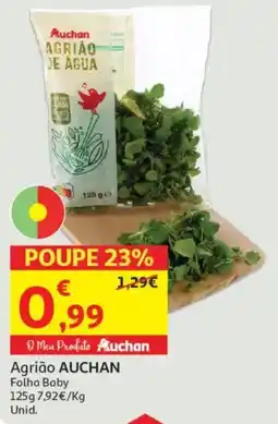 Minipreço Agrião AUCHAN promoção