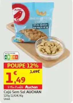 Minipreço Cajú Sem Sal AUCHAN promoção