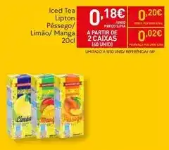 Recheio A+ - iced tea promoção