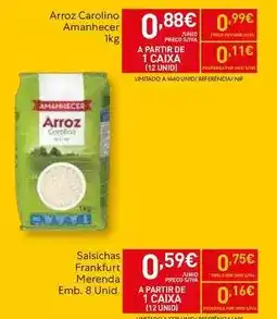 Recheio A+ - arroz carouno promoção