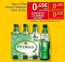 Recheio A+ - água c/gás promoção