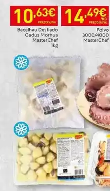 Recheio Masterchef - bacalhau desfiado gadus mortua promoção
