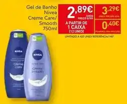Recheio A+ - gel de banho creme care/ smooth promoção