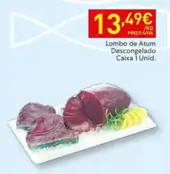 Recheio Lombo de atum descongelado promoção
