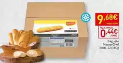 Recheio Masterchef - baguette promoção