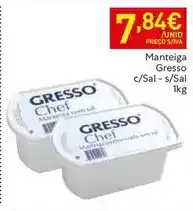 Recheio Gresso - manteiga promoção