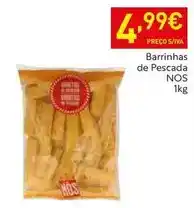 Recheio Nos - barrinhas de pescada promoção