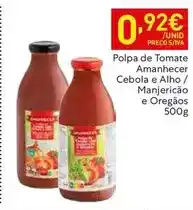 Recheio Amanhecer - polpa de tomate cebola e alho / manjericao e oregaos promoção