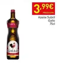 Recheio Gallo - azeite subtil promoção