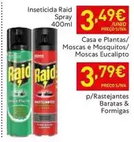 Recheio Raid - inseticida spray promoção
