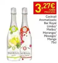 Recheio Royal - cocktail aromatizado limão/ melão/ morango/ pêssego/ manga promoção
