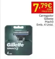 Recheio Gillette - carregador mach3 promoção