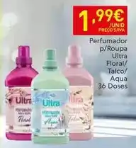 Recheio Perfumador p/roupa ultra floral/ talco/áqua 36 doses promoção