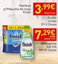 Recheio Finish - pastilhas p/máquina de loiça promoção
