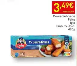 Recheio Iglo - douradinhos de peixe promoção